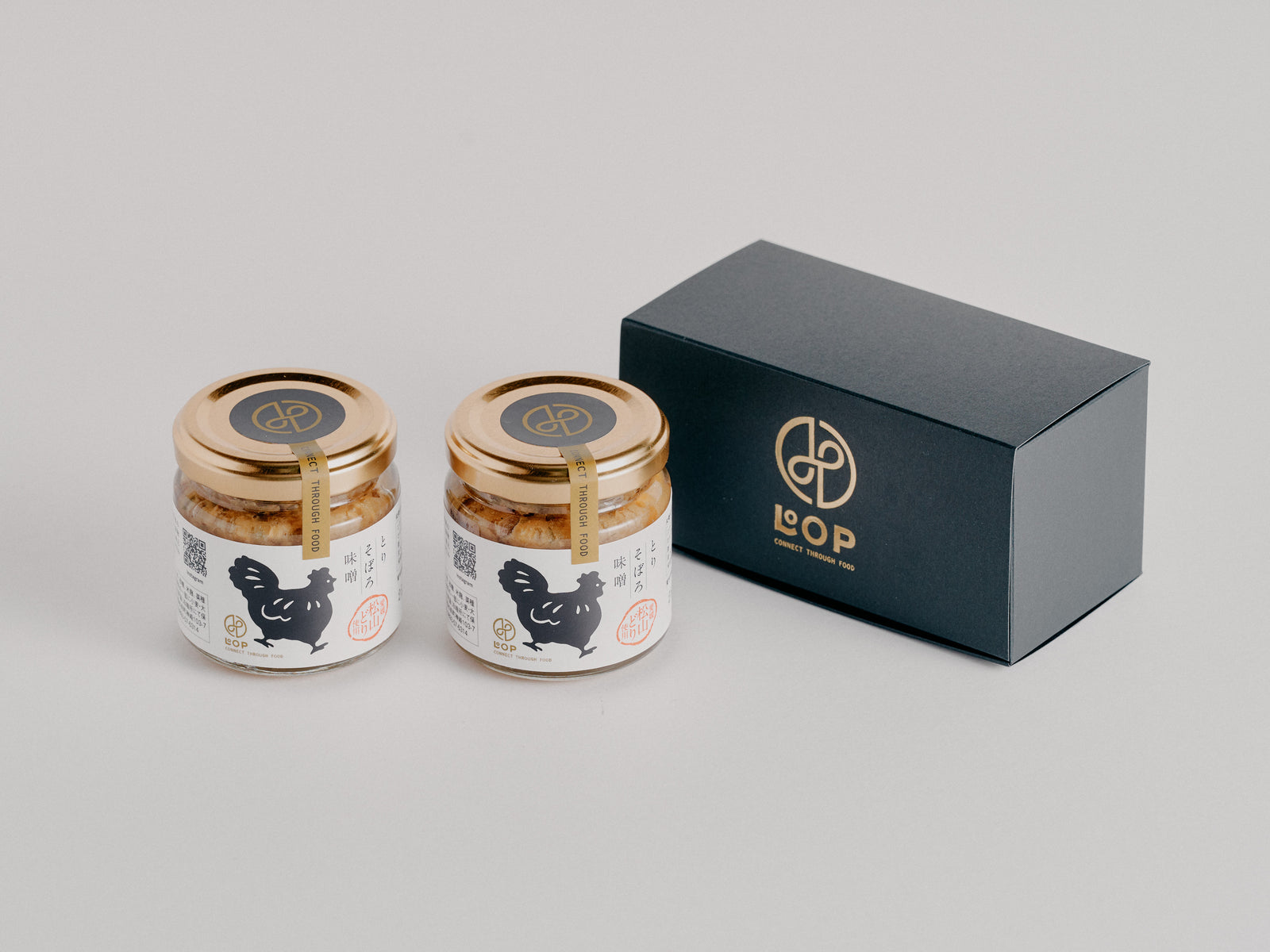 LOOP　ギフトボックス（とりそぼろ味噌2個セット）