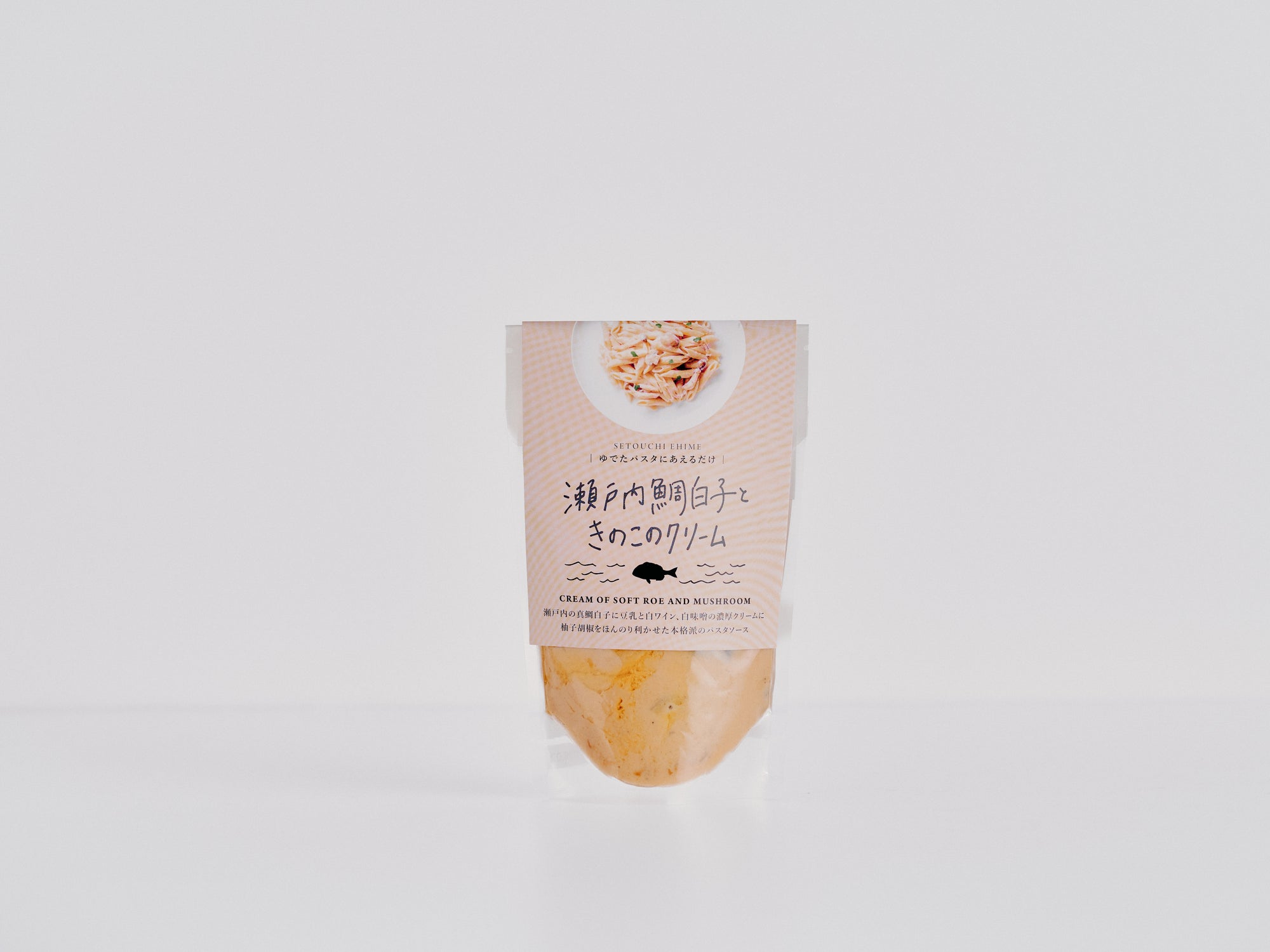 愛媛海産　瀬戸内　鯛白子ときのこのクリームソース
